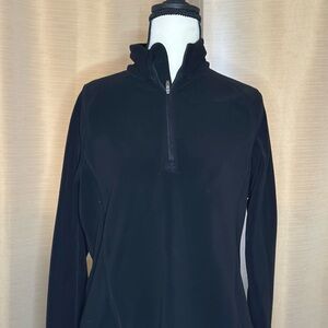 Alpine Black Quarter-Zip Top